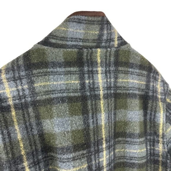 Mens Y2K John Wayne Outdoors Plaid Pullover Jacket Size S - Picture 9 of 9